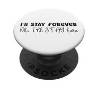 Me quedaré para Siempre aquí | Strays Everywhere | SKZ Design PopSockets PopGrip Adhesivo