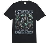 Me quedé Despierto más allá de mi Hora de Dormir una Vez Grim Reaper Funny Comfort Colors Adult Heavyweight T-Shirt