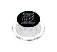 Me quedé Despierto más allá de mi Hora de Dormir una Vez Grim Reaper Funny PopSockets PopGrip para MagSafe