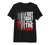 Me quedé Tranquilo Que era la Advertencia introvertido Humor sarcástico Camiseta Premium
