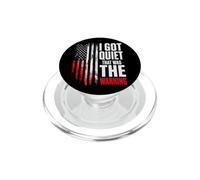 Me quedé Tranquilo Que era la Advertencia introvertido Humor sarcástico PopSockets PopGrip para MagSafe