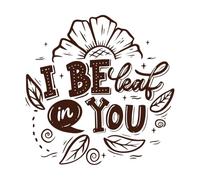 Me quedo en ti Calcomanías de pared 67.2x67.5cm Vinilos para ventanas Café