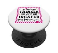 Me refiero a un pensador pero también a un IDGAFer para que se equilibre PopSockets PopGrip Adhesivo