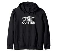 Me retiraría el Dinero Pero no Soy un Humor de Juegos de Azar de Casino Sudadera con Capucha