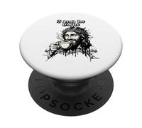 Me rezo para el café - Popular Coffee Iglesia PopSockets PopGrip Adhesivo