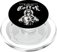 Me rezo para el café - Popular Coffee Iglesia PopSockets PopGrip para MagSafe