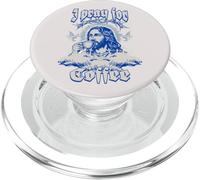 Me rezo para el café - Popular Coffee Iglesia PopSockets PopGrip para MagSafe