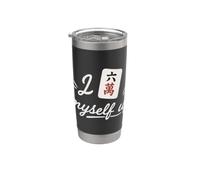 Me Rompe Mahjong Jugar Mahjong Amantes del Juego Vaso térmico de acero inoxidable de doble pared