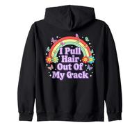 Me Saco el Pelo de mi grieta Humor Adulto Divertido Sudadera con Capucha