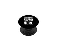 Me salté la Pesca Solo para Estar aquí Humor Divertido de Pesca PopSockets PopGrip Adhesivo
