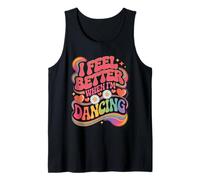Me siento mejor cuando estoy bailando, baile retro Camiseta sin Mangas