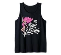 Me Siento Mejor Cuando Estoy Bailando Lindo Camiseta sin Mangas