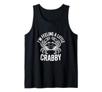 Me Siento un Poco de Humor de Cangrejo Lindo Camiseta sin Mangas