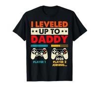 Me subí de nivel a papá 2025 Jugador 2 Uniéndose... Camiseta