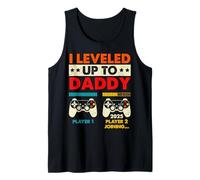 Me subí de Nivel a papá 2025 Jugador 2 Uniéndose... Camiseta sin Mangas