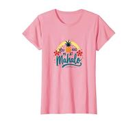 Me tenías en Mahalo: Piña Tropical Hawaiana Camiseta, Mujer, Rosado, L