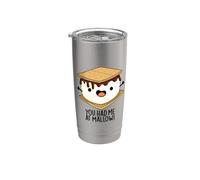 Me tenías en malva divertido juego de palabras Vaso térmico de acero inoxidable de doble pared