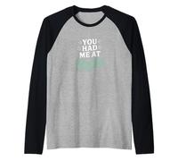 Me tenías en Mojito Cita de Verano Divertida Camiseta Manga Raglan