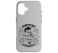 Me tenías en Trigger Warning Dark Romance Pink Bookish Carcasa para iPhone 16