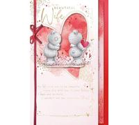 Me To You Bear Hermosa tarjeta de San Valentín para esposa