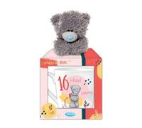 Me To You Bear Juego de taza y regalo de peluche para 16 cumpleaños