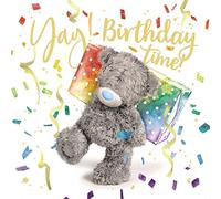 Me To You Bear Tarjeta de cumpleaños holográfica 3D