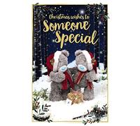 Me To You Bear Tarjeta de Navidad especial de alguien holográfica 3D