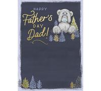 Me To You Bear Tarjeta para el día del padre con forma de corazón para papá