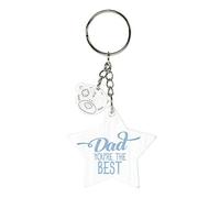 Me to You Best Dad Star Keyring Llavero 12 Centimeters Azul (1)