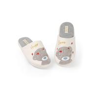 Me to You Blanco Tatty Teddy Zapatillas de mula Mujeres