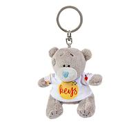 Me to You - Llavero de peluche con texto en inglés "My Keys", colección oficial, gris, S