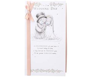 Me to You On Our Wedding Day - Tarjeta de felicitación para el día