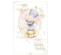 Me to You - Tarjeta de cumpleaños Tatty Teddy Pouring Champagne - Colección oficial