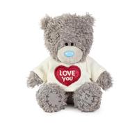 Me To You Tatty Teddy - Oso de Peluche de 10 cm de Alto con Bonita Camiseta Love You, colección Oficial, Color Gris