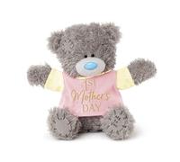 Me To You Tatty Teddy - Oso de Peluche para el Primer día de la Madre, 10 cm de Alto, colección Oficial del Día de la Madre, Color Gris