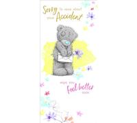 Me To You Tatty Teddy - Tarjeta de felicitación con texto en inglés Sorry About Your Accident
