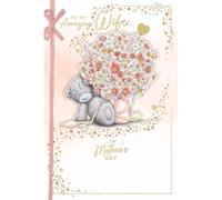 Me to You Tatty Teddy - Tarjeta de felicitación para el día de la madre hecha a mano con texto en inglés «To my Amazing Wife», 15,2 x 22,8 cm, colección oficial