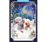 Me to You Tatty Teddy - Tarjeta de Navidad 3D para una nieta especial, 15,2 x 22,4 cm, colección oficial