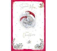 Me To You Tatty Teddy - Tarjeta de Navidad con texto en inglés «To A Very Special Mam, Tatty Teddy In The Snow», 15,2 x 22,4 cm, colección oficial