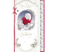 Me To You Tatty Teddy - Tarjeta de Navidad con texto en inglés «To The One I Love», colección oficial