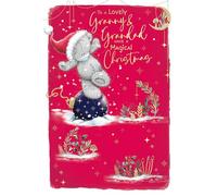 Me To You Tatty Teddy - Tarjeta de Navidad para abuela y abuelo (12,7 x 20,3 cm), colección oficial