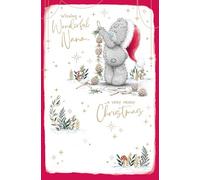 Me To You Tatty Teddy - Tarjeta de Navidad para una abuela maravillosa (12,7 x 20,3 cm), colección oficial