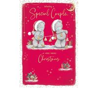 Me To You Tatty Teddy - Tarjeta de Navidad para una pareja especial, tarjeta de lujo con inserto de papel ilustrado, 15,2 x 22,4 cm, colección oficial