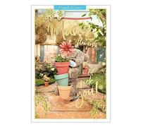 Me to You Tatty Teddy - Tarjeta de recuerdo 3D para el día de la madre con texto en inglés "If Mums Were Flowers I'd Pick You", 15,2 x 22,8 cm, colección oficial