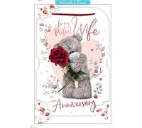 Me To You Tatty Teddy - Tarjeta de recuerdo de aniversario de boda en 3D, colección oficial