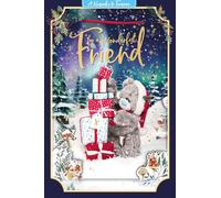 Me to You Tatty Teddy - Tarjeta de recuerdo de Navidad en 3D para un maravilloso amigo, colección oficial