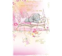Me To You Tatty Teddy - Tarjeta para el día de la madre con texto en inglés "You've Been Like A Mum To Me", con diseño de oso en el jardín, 15,2 x 22,8 cm, colección oficial