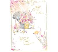 Me To You Tatty Teddy - Tarjeta para el día de la madre, diseño de oso con regadera de flores, 12,7 x 17,8 cm, colección oficial