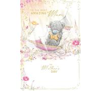 Me To You Tatty Teddy - Tarjeta para el día de la madre, diseño de oso en hamaca con libro, 15,2 x 22,8 cm, colección oficial