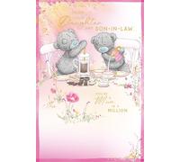 Me To You Tatty Teddy - Tarjeta para el día de la madre, diseño de osos sirviendo café, 15,2 x 22,8 cm, colección oficial